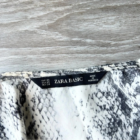 NEW ZARA ANIMAL PRINT BUTTON DOWN DRESS - Picture 10 of 14